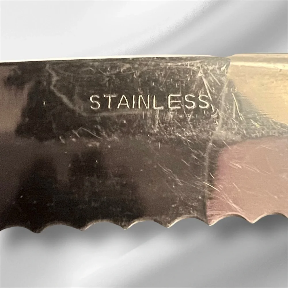 VTG Reed & Barton Candace-Andrea Bread Cake Knife Rebacraft Stainless 13”